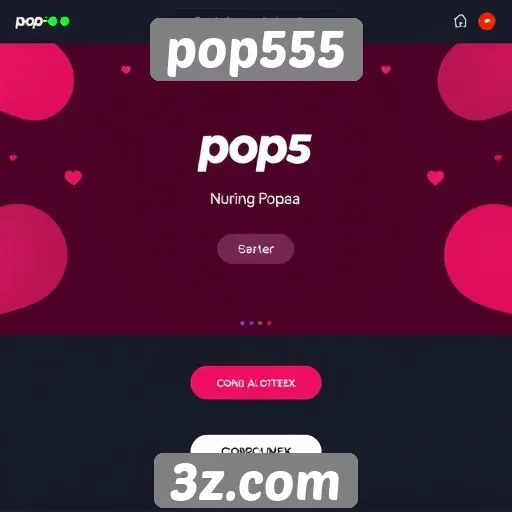 interface do usuário do pop555 recebe atualizações importantes